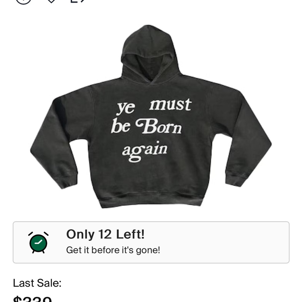 Cactus Plant Flea Market Born Again sweatshirt - Picture 6 of 7